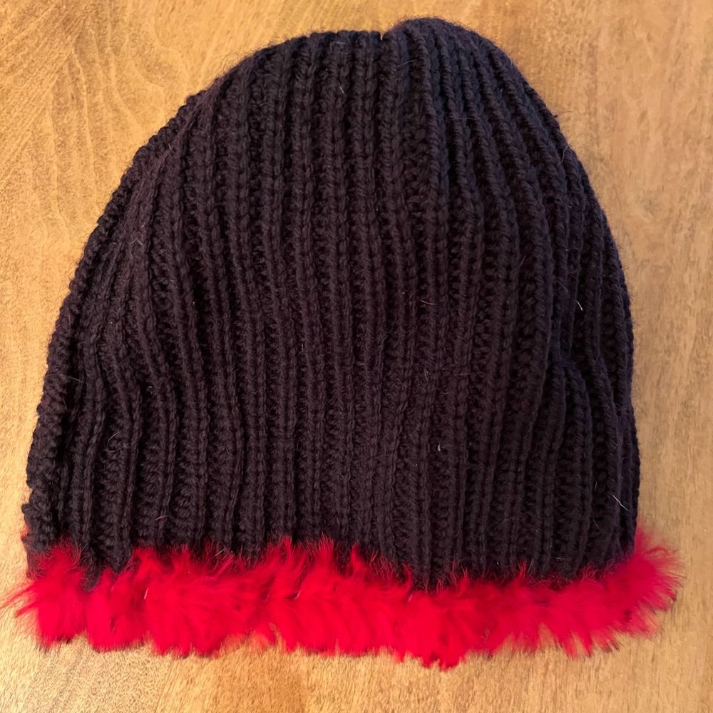 Genuine Rabbit's Fur Winter Hat - Picture 3 of 3